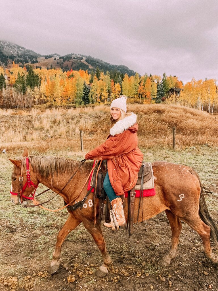 Horse Back Riding in Teton Village