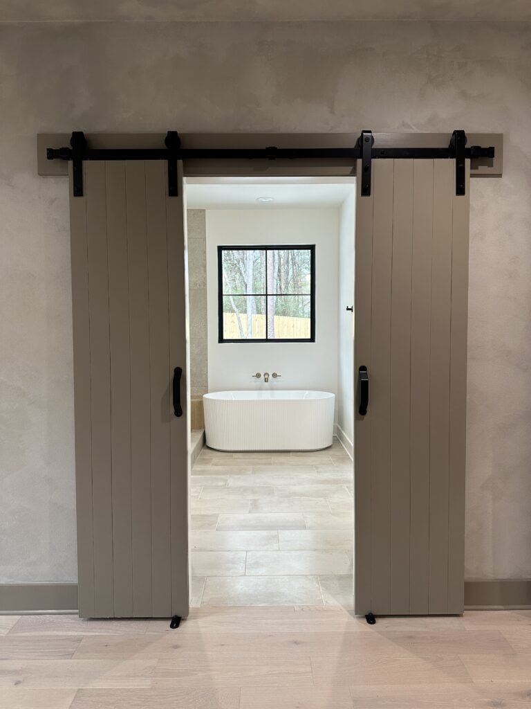 Organic Modern Barn Door